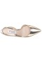 Women Nina Shoes Pumps | Nina60s Platino Metallic Glaze Mid-heel Slingback Pumps
