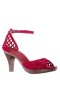 Women Nina Shoes Retro Shoes | Avenue Paprika Ankle Strap High-heel Platform Sandals