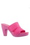 Women Nina Shoes Retro Shoes | Casino Peony Slip On High-heel Platform Sandals