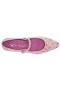 Women Nina Shoes Retro Shoes | Chic Petal Pink Mary Jane Low-heel Pumps