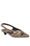 Women Nina Shoes Retro Shoes | Cuba Dark Cheetah Sling Back Flat-shoe Pumps