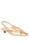 Women Nina Shoes Retro Shoes | Cuba Gold Sling Back Flat-shoe Pumps