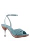 Women Nina Shoes Retro Shoes | Empire Aqua Ankle Strap High-heel Platform Sandals