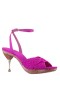 Women Nina Shoes Retro Shoes | Empire Magenta Ankle Strap High-heel Platform Sandals