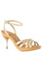 Women Nina Shoes Retro Shoes | Remi Gold Ankle Strap High-heel Platform Sandals