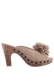 Women Nina Shoes Retro Shoes | Veneto Natural Linen Slip On High-heel Platform Sandals
