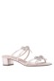 Women Nina Shoes Sandals | Georgie Platino Slide Low-heel Sandals