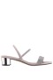 Women Nina Shoes Sandals | Gwenda Platino Sandal Low-heel Sandals
