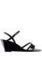 Women Nina Shoes Sandals | Santana Black Sandal Mid-heel