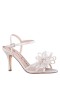 Women Nina Shoes Sandals | Vayda Platino Ankle Strap High-heel Sandals