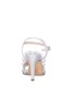 Women Nina Shoes Sandals | Vayda Silver Ankle Strap High-heel Sandals