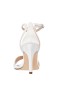Women Nina Shoes Sandals | Venus Ivory Satin High-heel Sandals. With Ankle-strap