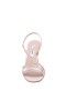 Women Nina Shoes Satin Shop | Abbi Pearl Rose Satin With Crystals Mid-heel Slingback Sandals