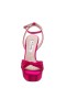Women Nina Shoes Satin Shop | Angie Parfait Pink Ultra-high Platform Sandal With Sculpted Heel