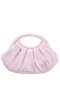Women Nina Shoes Satin Shop | Bren Icy Pink Satin Handle Satchel
