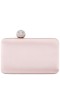 Women Nina Shoes Satin Shop | Kimberly Pearl Rose Satin Minaudiere With Crystal Clasp