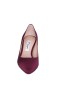 Women Nina Shoes Satin Shop | Nina60 Bordeaux Satin Mid-heel Classic Pump