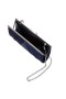 Women Nina Shoes Satin Shop | Ophelia Navy Pleated Satin Frame Clutch