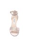 Women Nina Shoes Satin Shop | Venus Pearl Rose Satin High-heel Sandals With Ankle-strap