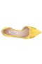Women Nina Shoes Wide Widths | Blakely Citron Satin D'orsay Mid-heel Pleated-toe Pumps