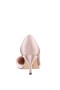 Women Nina Shoes Wide Widths | Blakely Pearl Rose Satin D'orsay Mid-heel Pleated-toe Dress Pumps