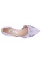 Women Nina Shoes Wide Widths | Blakely Royal Lilac Satin D'orsay Mid-heel Pleated-toe Pumps