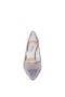 Women Nina Shoes Wide Widths | Niley Steel/light Gunmetal Mesh Low-heel Classic Dressy Pump