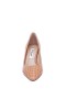 Women Nina Shoes Wide Widths | Nina60 Dark Latte Croco Patent Leatherette Mid-heel Classic Pump