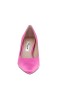 Women Nina Shoes Wide Widths | Nina60 Ultra Pink Satin Mid-heel Classic Pump