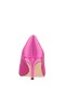 Women Nina Shoes Wide Widths | Nina60 Ultra Pink Satin Mid-heel Classic Pump