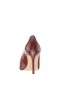 Women Nina Shoes Wide Widths | Nina85 Mocha Patent Leatherette High-heel Classic Pump