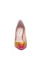Women Nina Shoes Wide Widths | Nina85 Wine Ombre Patent Leatherette High-heel Classic Pump
