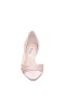 Women Nina Shoes Wide Widths | Noreen Pearl Rose Satin With Crystals Mid-heel D'orsay Pumps With Pointed-toe
