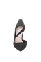 Women Nina Shoes Wide Widths | Thelma Black Peau Pointy-toe Mid-heel Classic Pump