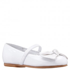 Kids Nina Shoes Ballet Flats | Fiorenza Toddler-white-patent