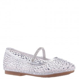 Kids Nina Shoes Ballet Flats | Jax Silver Ballet Flats