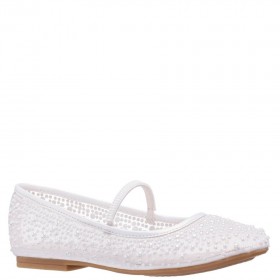 Kids Nina Shoes Ballet Flats | Jax White Ballet Flats