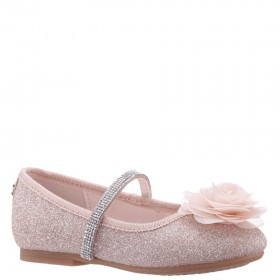 Kids Nina Shoes Ballet Flats | Jory Natural Shimmer Ballet Flats