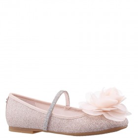 Kids Nina Shoes Ballet Flats | Jory Natural Shimmer Ballet Flats