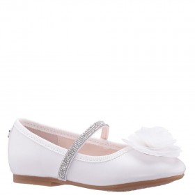 Kids Nina Shoes Ballet Flats | Jory White Ballet Flats
