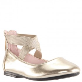 Kids Nina Shoes Ballet Flats | Marissa Platino Metallic