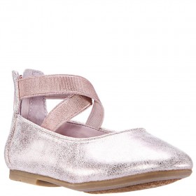 Kids Nina Shoes Ballet Flats | Marissa Rose Gold Distressed