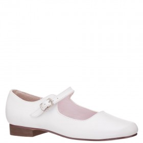 Kids Nina Shoes Dress Shoes | Bonnett White Leather