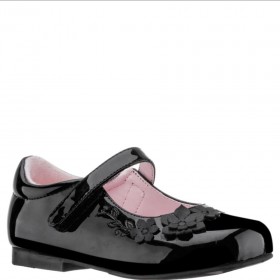 Kids Nina Shoes Dress Shoes | Elodee Black-patent