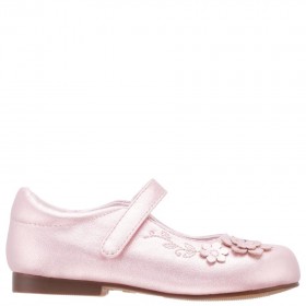 Kids Nina Shoes Dress Shoes | Elodee Light Pink-shimmer