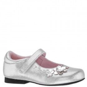 Kids Nina Shoes Dress Shoes | Elodee Silver-shimmer