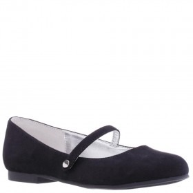 Kids Nina Shoes Dress Shoes | Fernanda Black-microsuede