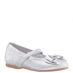 Kids Nina Shoes Dress Shoes | Kenzee Toddler-silver-fine Glitter Material