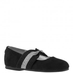 Kids Nina Shoes Dress Shoes | Krissy Toddler-black-microsuede