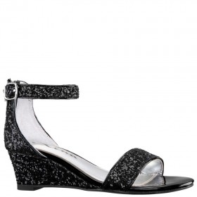 Kids Nina Shoes Dress Shoes | Kristina Black-chunky Glitter